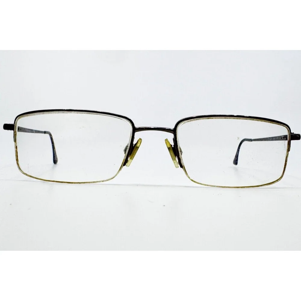 Polo Eyeglasses Mens Brown Rectangular Frame 1032 9011 52-18-140